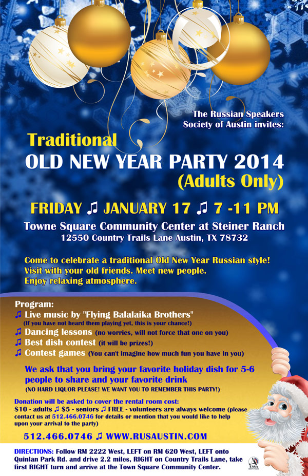 Traditional Old New Year Party 2014